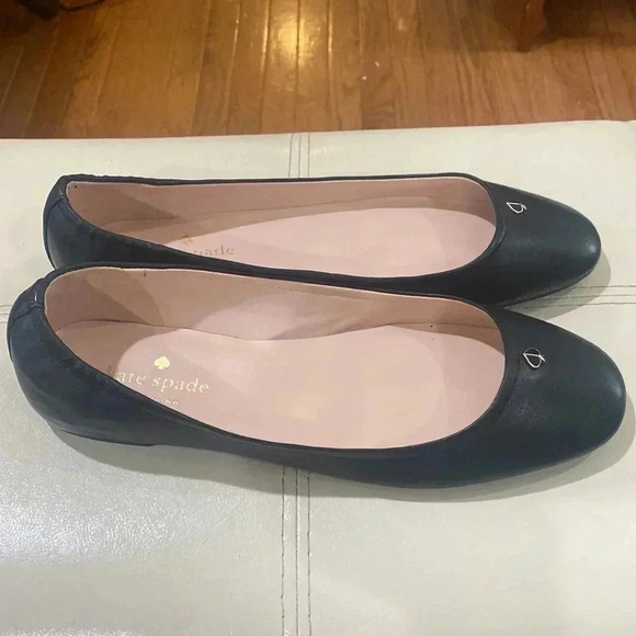 Kate Spade Keaton Black Ballerina Flats size 8.5B - Picture 4 of 8